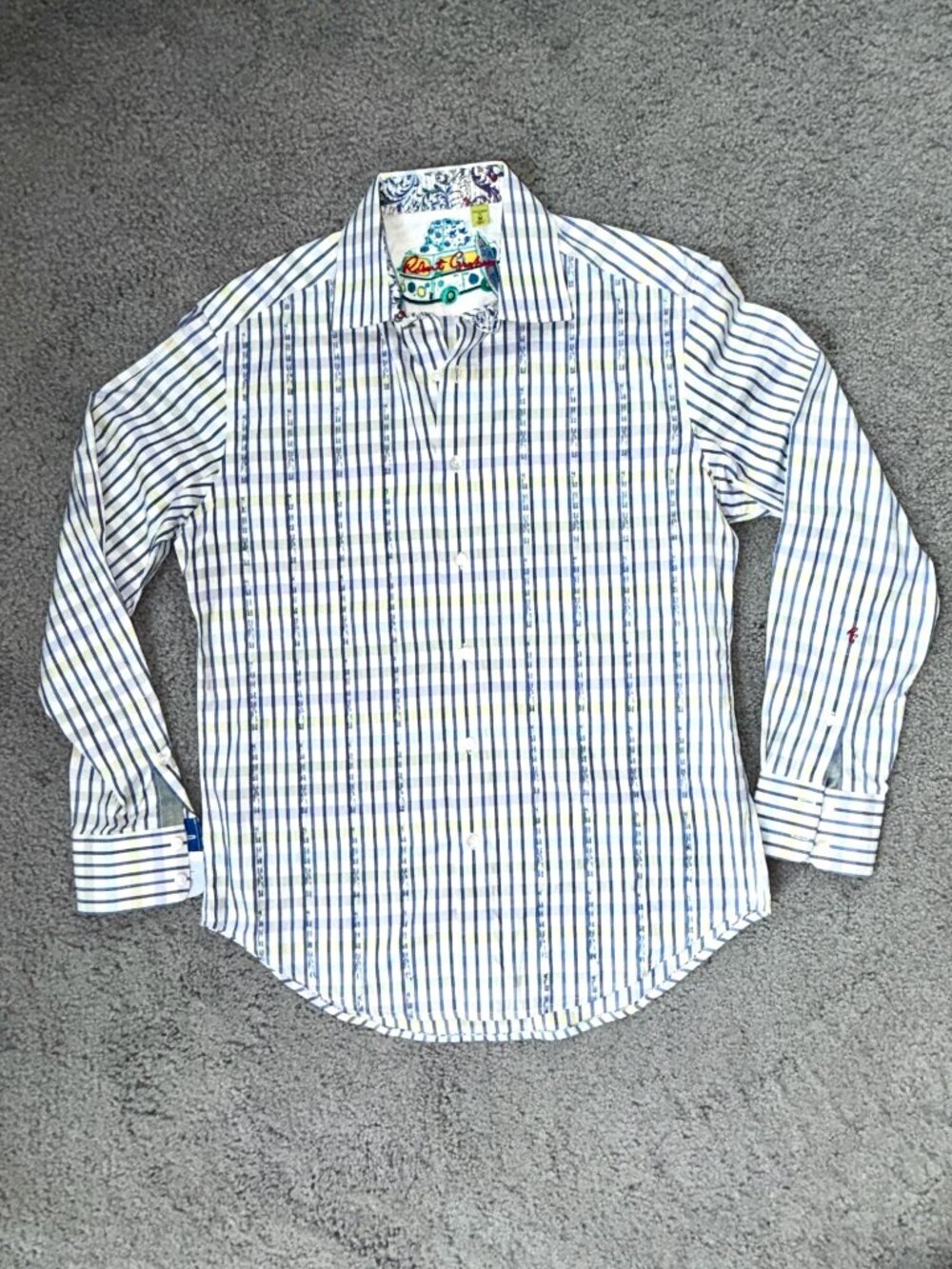 Lot of 3 Robert Graham Luxury Button-Down Shirts - Size Medium - Excellent Cond. - Picture 2 of 14
